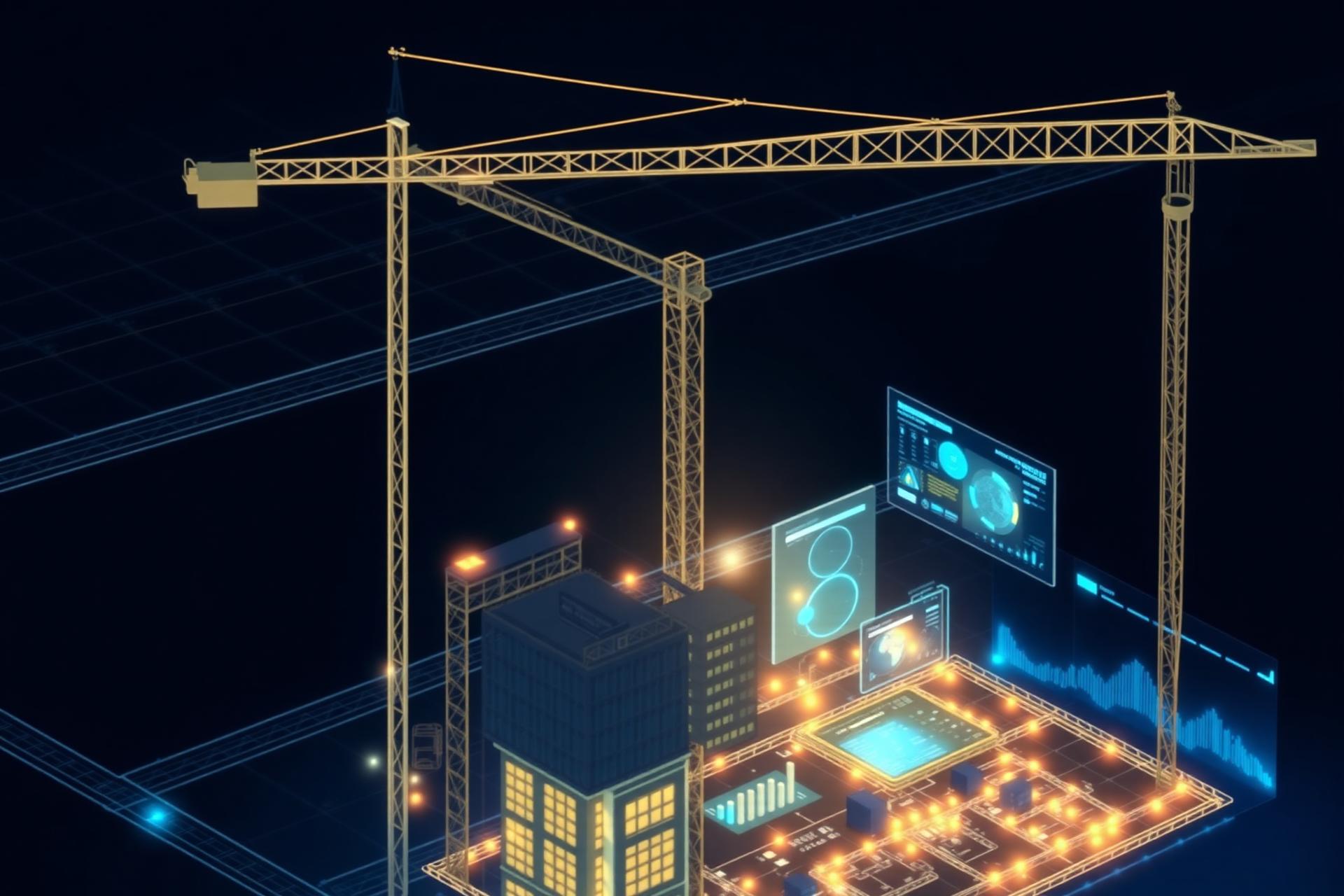 Construction project management visualization